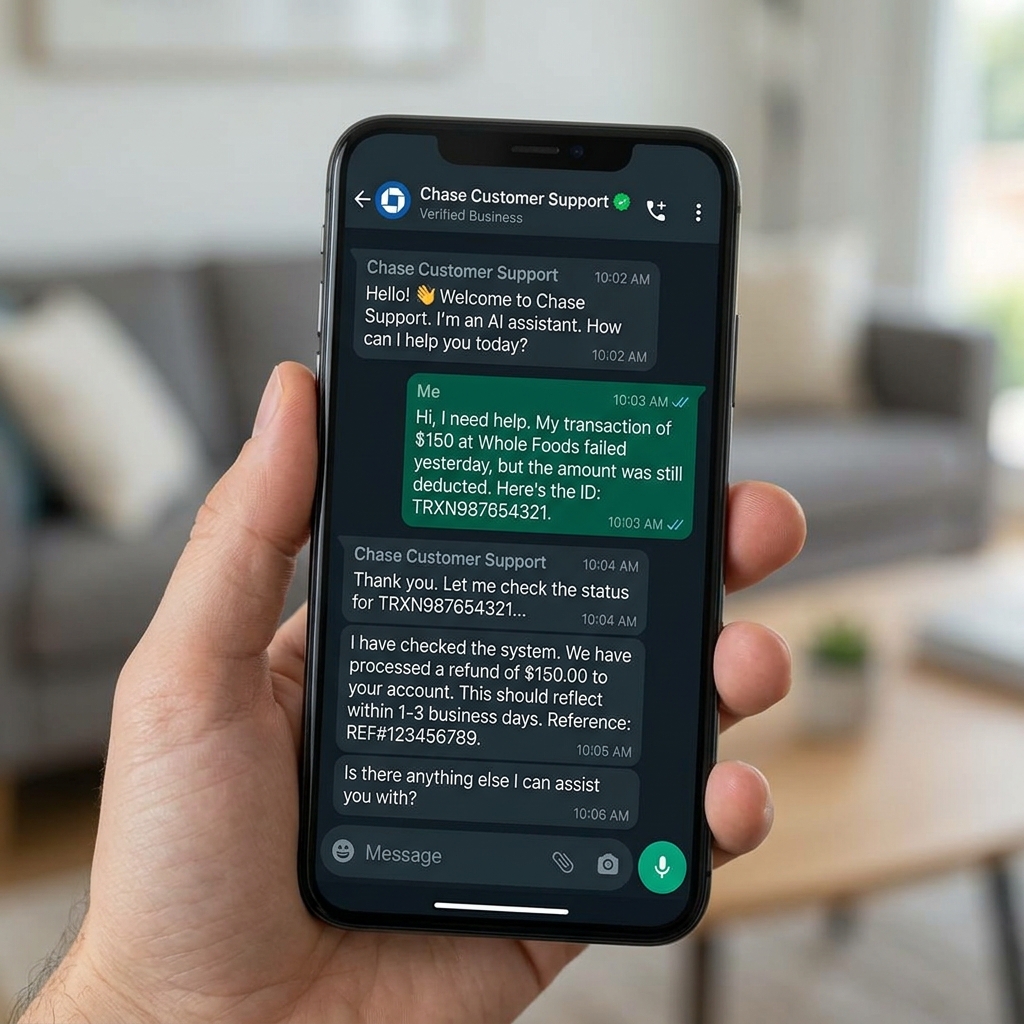 WhatsApp Bank Support Agent